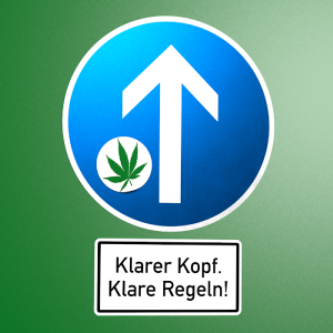 Logo der Kampagne "Klarer Kopf, klare Regeln!"
