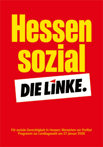 Landtagswahlprogramm der Linken in Hessen zur Wahl 2008
