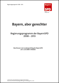 Regierungsprogramm der SPD in Bayern zur Landtagswahl 2008
