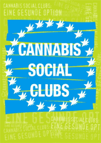 Titelblatt des ENCOD-Flyers über Cannabis Social Clubs
