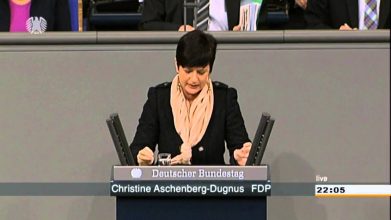Kommentar des Hanfverbandes zur Debatte um den Cannabis Social Clubs Antrag – Teil 2: Christine Aschenberg-Dugnus (FDP)