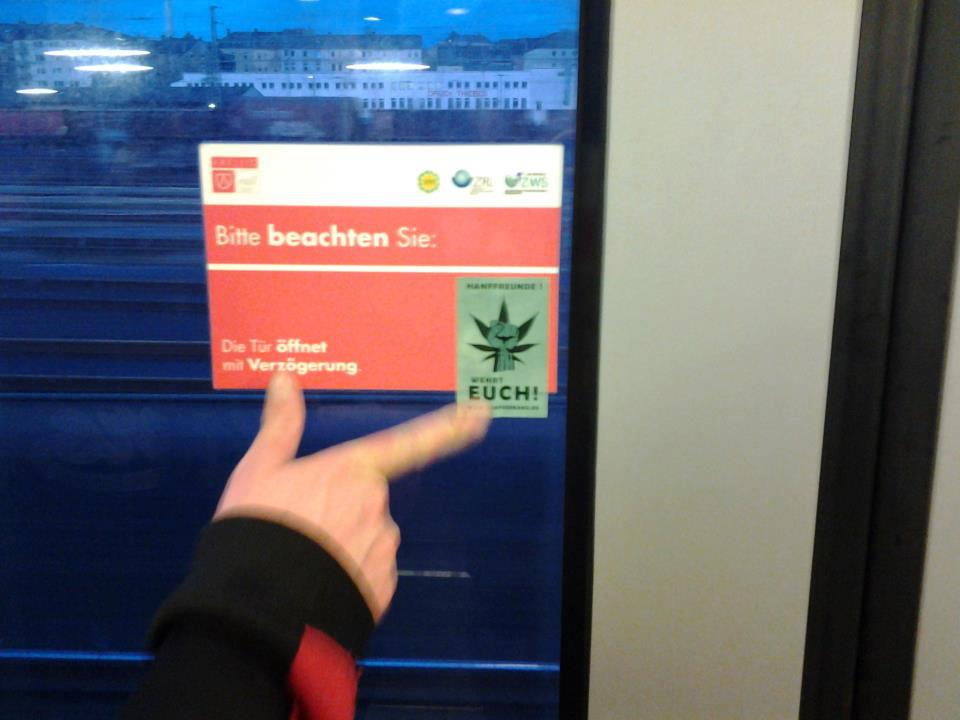 Auch die Deutsche Bahn freut sich sicher nicht über solche Sachbeschädigungen