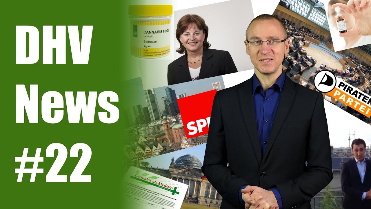 DHV Videonews #22: Krankenkassen sollen Cannabis bezahlen, Medizin Petition im Bundestag