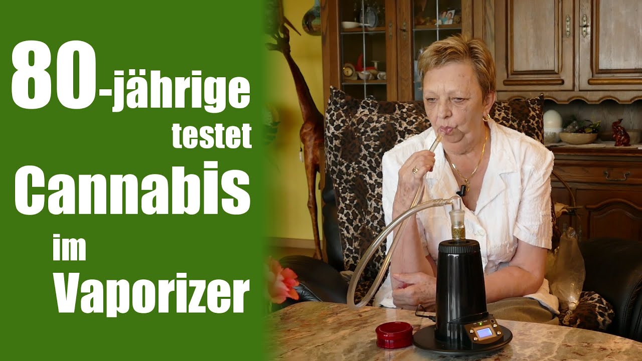 Video: 80-jährige testet Cannabis im Vaporizer gegen Schmerzen