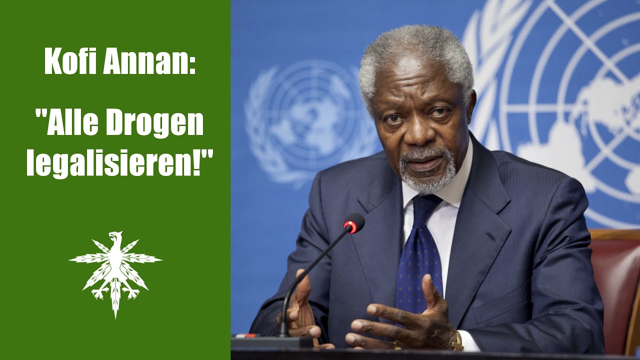 Kofi Annan fordert Legalisierung aller Drogen | DHV-Video-News #69