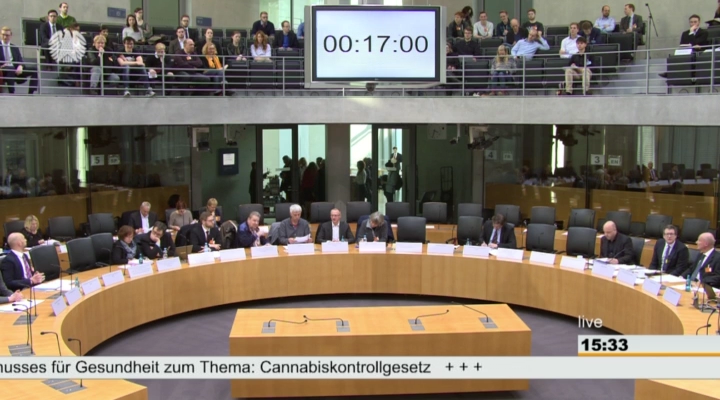 Anhörung des Gesundheitsausschusses des Bundestages zum Grünen Cannabiskontrollgesetz am 16.03.2016