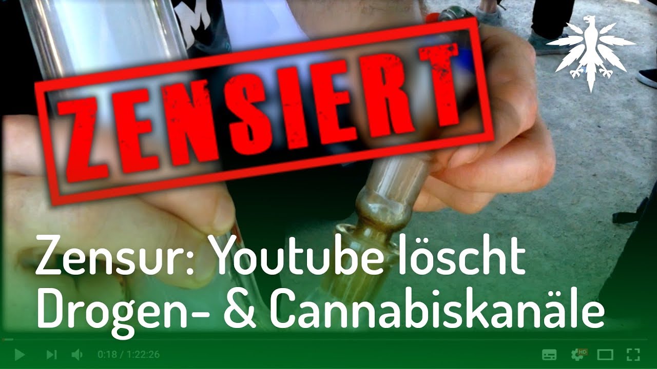 Zensur: Youtube löscht Drogen- und Cannabiskanäle | DHV-Video-News #162