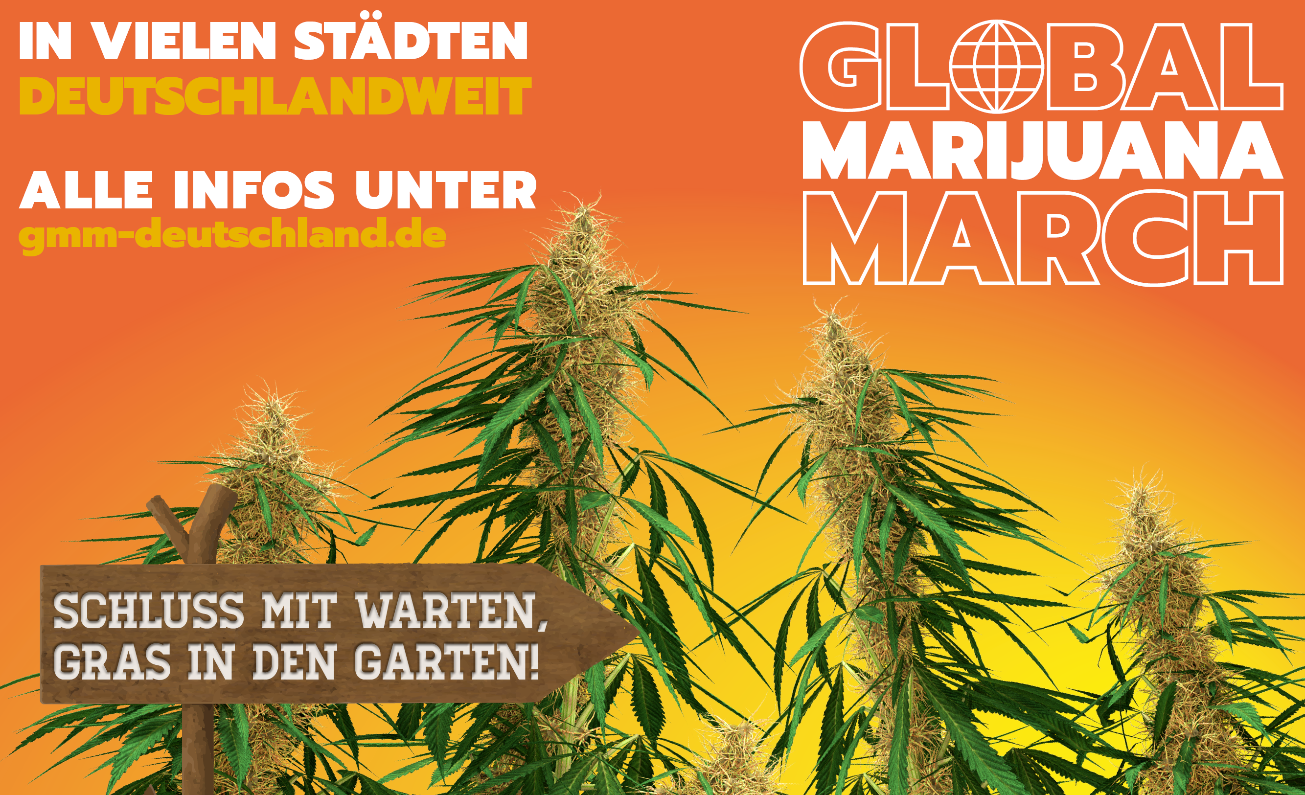 Global Marijuana March 2022 – Deutschlandweite Demonstrationen für eine zügige und gerechte Legalisierung von Cannabis