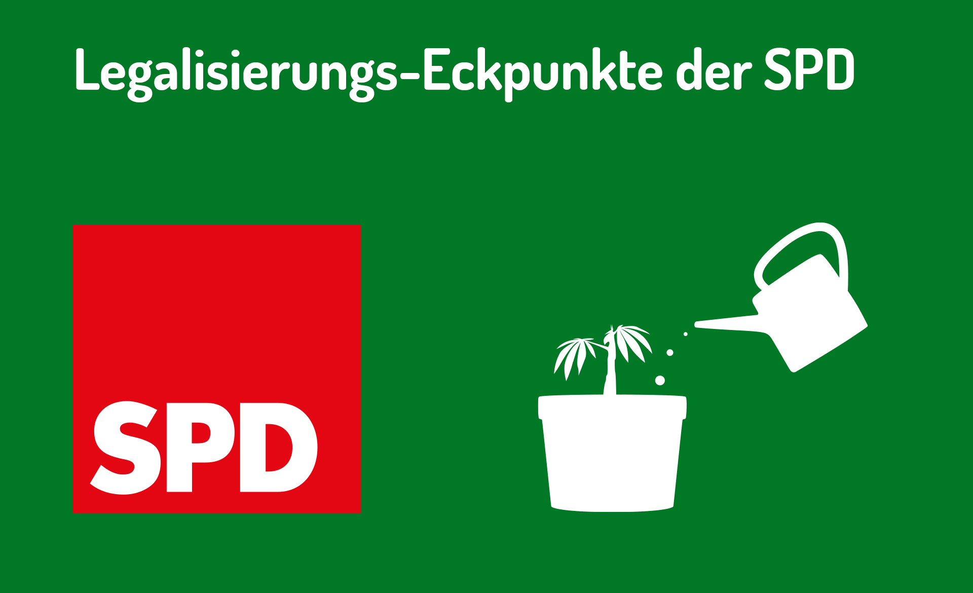 SPD für Eigenanbau und gegen THC-Obergrenzen