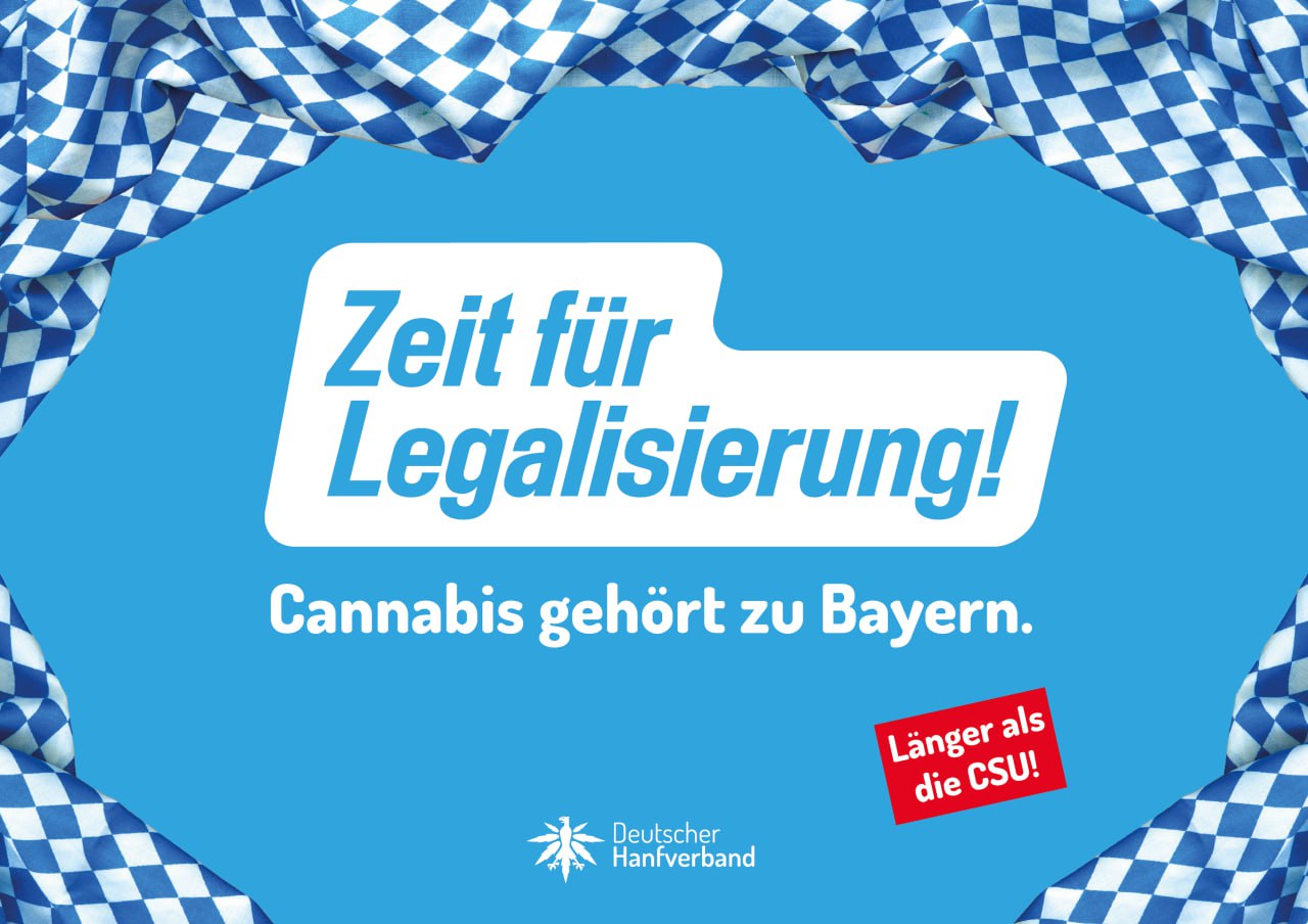 DHV plakatiert in Bayern: Zeit für Legalisierung!