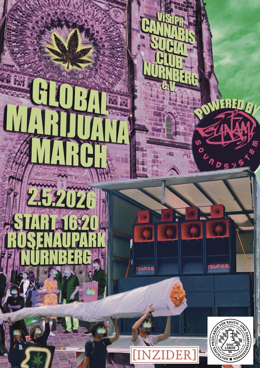 Nürnberg: Global Marijuana March 2026