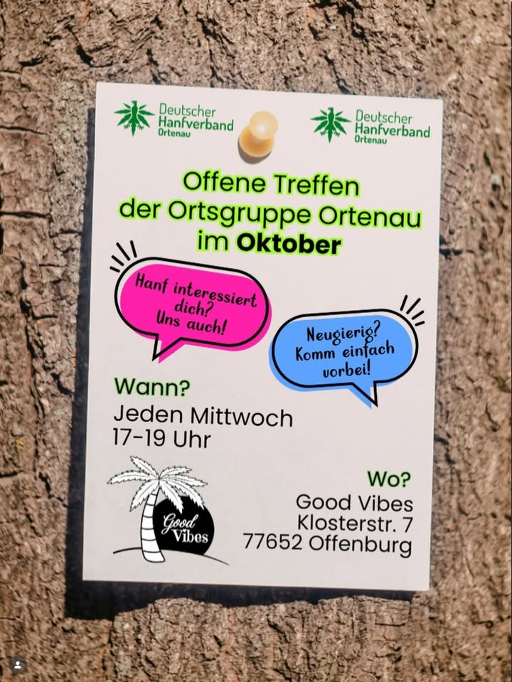Offenburg: „Let‘s talk about Hanf!“ der DHV-Ortgruppe Ortenau